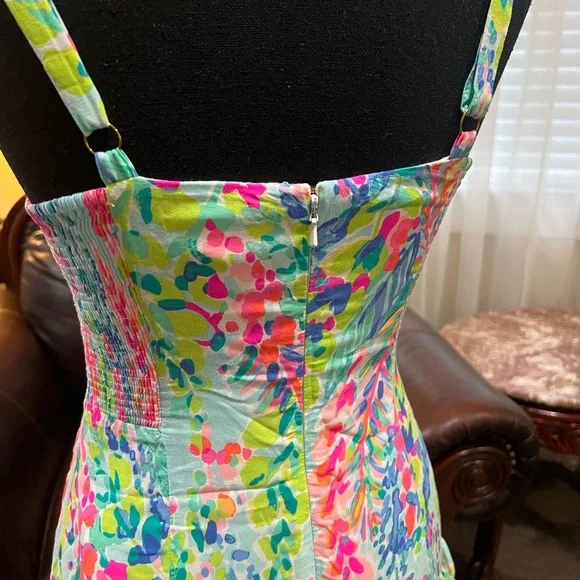 Lilly Pulitzer Multicolor Floral Dress - Picture 5 of 7